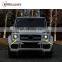 w463 g500 g550 g350d  cover with silver led lights 1990-2018y ABS material gclass headlight cover and headlamp covers