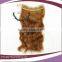 Brown Natural Way Easy Clips Curly Synthetic Fiber Hair Extensions