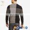 Men's color block knitting design sweater pullover