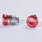 22mm Emergency Stop Button Switch 1NO 1NC Waterproof Stainless Steel Mushroom Metal Aluminum Latching Button Switch