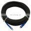 100meters SC UPC Indoor Single Mode G657A Simplex kabel serat patch FTTH Drop Cable Patch cord sc sc patch cord