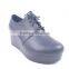 China Wholesale Groundwork Safety Lace up High Platform Ankle Boots for Women