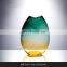Wholesale New Design Minimalism Creative Green Glass Cheap Vase For Home Decor