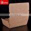Disposable Printed Craft Paper Board Food Packing Lunch Boxes Food & Beverage Packaging UV Coating Varnishing Embossing Stamping