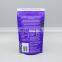 Custom Printed Plastic Biodegradable Blue berry Stand Up Pouch Snack Food Packaging Bag With Zipper
