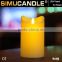 flicker led candle light with moving wick with timer and remote, UE and USA patent