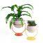 K&B wholesale manufacturer colorful kids modern cheap outside indoor round metal hanging flower plant pot stand