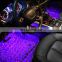 12V Car LED Interior Foot Lights USB Atmosphere Lamp Auto Interior Lighting RGB Universal Car Ambient Decorative Light