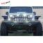 heavy duty texture black front bumper for Jeep Wrangler JK