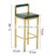 Stainless Steel Brass Gold Frame Marble Top Bar Table Rectangle Long Table Event Furniture