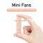 SIKENAI Summer Popular Lipstick 2 in 1 Mini Fan Personal Desk Table Fan