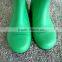 2016 green safety boots for rain /industry boots