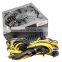 Atx 1800w Power Supply For 6 Gpu 90 Plus Gold 140mm Cooling Fan With 150cm Us Plug Adapter Cable