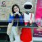 Advance Technology Food Delivery Robot / Service Robots Humanoid / Hotel Food Beverage Robot For Restaurant Burger Shop