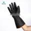 EN388 CE Safety Black Chemical Anti-Corrosion Industrial Rubber Natural Latex Acid and Alkali Resistant Gloves