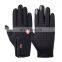 Wholesale Waterproof black neoprene fabric with touchscreen fingers outdoor sport diving protective glove