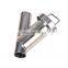 SS304 sanitary stainless steel y type strainer industrial filter weld connection