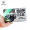 Stock Design 3D Laser Security Hologram Anti-fake Label with QR/ Brand logo/ Scratch Code Printing