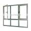 French advanced modern design double glass blind insert handle key aluminium windows and doors