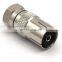Conector de television por cable 9.5 enchufe / enchufe, Pal, rosca, Lotus