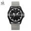 SHENGKE Unisex Business Watches K0120G Luminous Pointer Watch PU Leather Quartz Sports Wristwatches  Relogio masculino