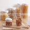 Factory Wholesale 7pc Set Aitight Food Storage Containers Round Transparent Easy Button Cans Kitchen Sealed Storage Tank