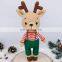 Crochet Reindeer deer Amigurumi Toy Handmade stuffed animal Baby gift Newborn toddler Present Cheap Wholesale