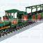 16 person battery powered ride on train tourist track train for sale