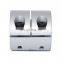 DingJian Factory custom set screw two piece split motor rigid shaft coupling Length 16mm to 126mm