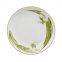 Hot Sale Wholesale Green Charger Plates Porcelain Dinner Plate Set With Gold Rim For Restaurant Home Hotel