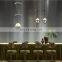 Modern minimalist home hotel decorative lighting brass glass shade chandelier luxury pendant light