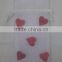 Lovely printed organza gift bags/with red heart wedding candy packing pouch/present wrapping bag china manufacturer