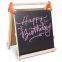 Wooden Magnetic Chalkboard Whiteboard Kids Tabletop Play Easel  with Blackboard Chalkboard Drawing Board Children's Wooden Easel