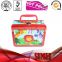 tin lunch box with handle