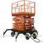 1.35~18m, 0.3 ton inground car scissors lift /scissor car lift flush /small electric scissor lift