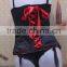 Black Red Sexy Shapewear,slimming Body Suit With Red Bow