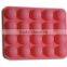 Hot selling 6 six compartment daisy silicone cake mold with great price