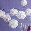 White Romantic Wedding Special Chinese Paper Tissue Pom poms