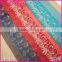 SGS Factory fashion red net cloth 27cm nylon embroidery Lace fabric
