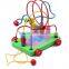 EN71 continued selling wooden intelligent beads toys OEM/ODM educational wooden baby toys