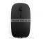 WIRELESS MOUSE ULTRA THIN OPTICAL USB CORELESS MOUSE(Black rubber finish)