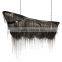 Polished Stainless Steel Frame Dragon Chain Chandelier Luxury Shining Chandelier Lighting