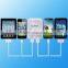 Hot Selling 5V 4.8A Portable 4 USB travel charger adapter for cell phone and Tablet