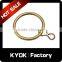 KYOK polished iron silver curtain pole rings 16mm/19mm,China supply aluminium window curtain wall rings