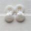 Fashion custom white resin button four holes white button for coat