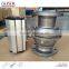 LAPAR ISO 5211 Mounting Pad DN150 CL150 Automatic Stainless Steel Flanged Ball Valve, Full Port Floating Ball Valves