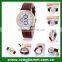 New Brand Trend Design Cheap Price Low Moq Fashion Pu Leather Quartz Watch                        
                                                Quality Choice