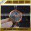 day date function rose gold leather strap 5atm water resistant watch steel
