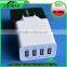 CE,RoHS,FCC Approved 4 usb charger mobile phone , ODM/OEM quick deliver power sockets