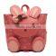 Korea Brand PU Material Little Rabbit Pattern Anti-lost Children Backpack Bag